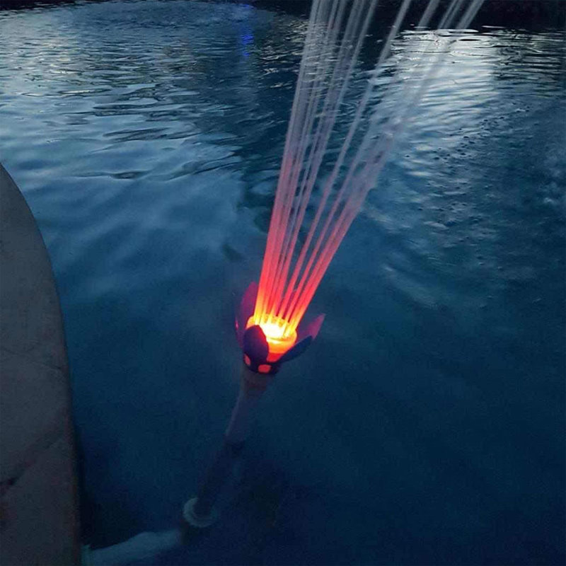 Indoor Metal Column Fountain with Lights