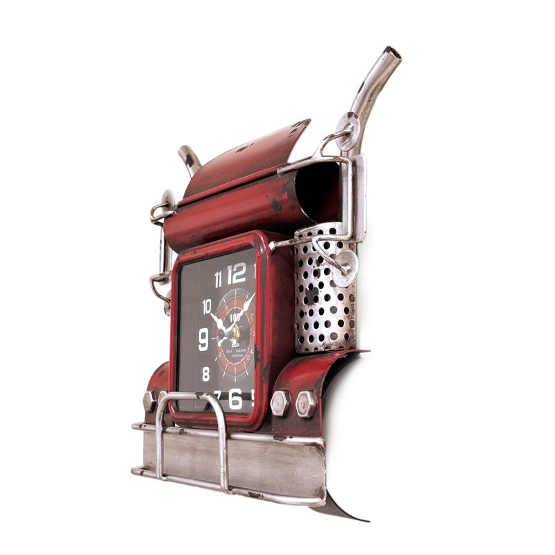 Red Truck Wall Clock