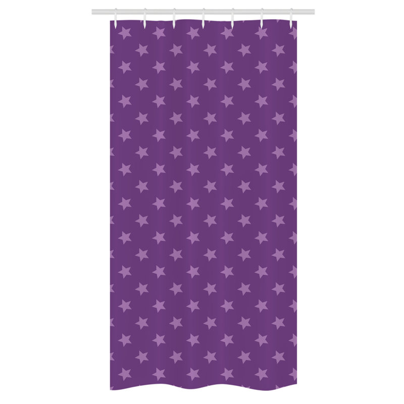 Morganville Shower Curtain with Hooks Included, 72" H x 36" W