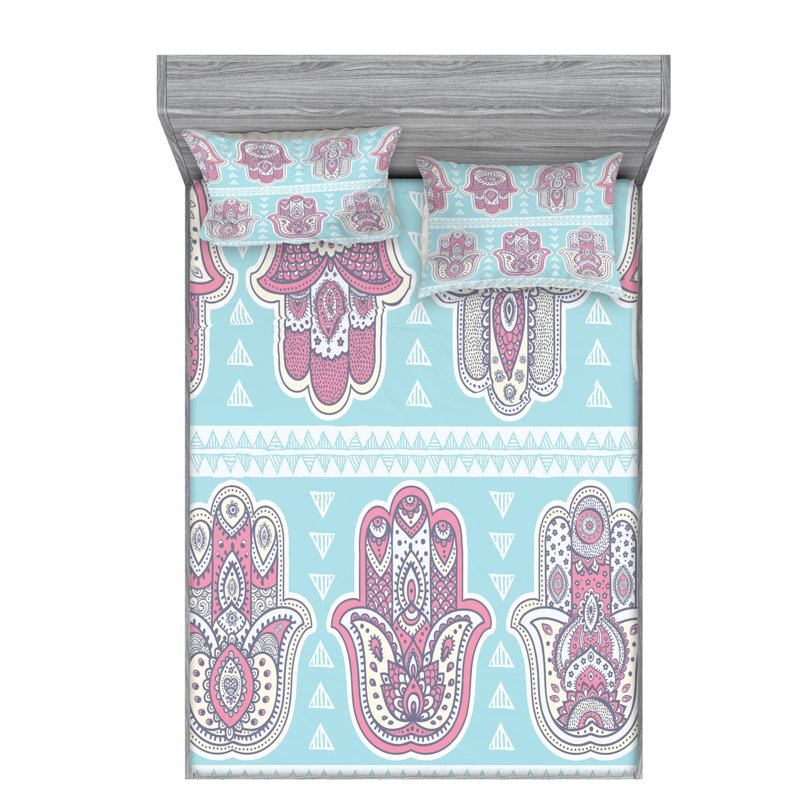 Microfiber Sheet Set, Full Sheet Set with Fitted Sheet