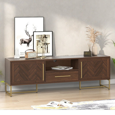 Modern style small home TV stand
