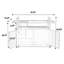 Table-bar pour l'extérieur avec armoire-1250421168