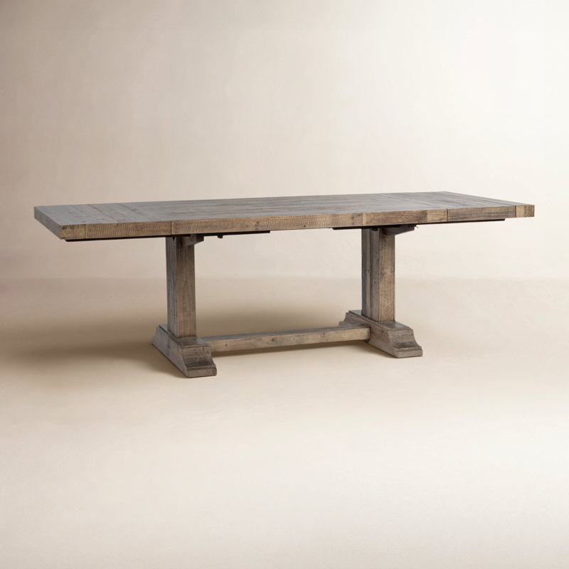 Elliott Reclaimed Pine Wood Extendable Dining Table