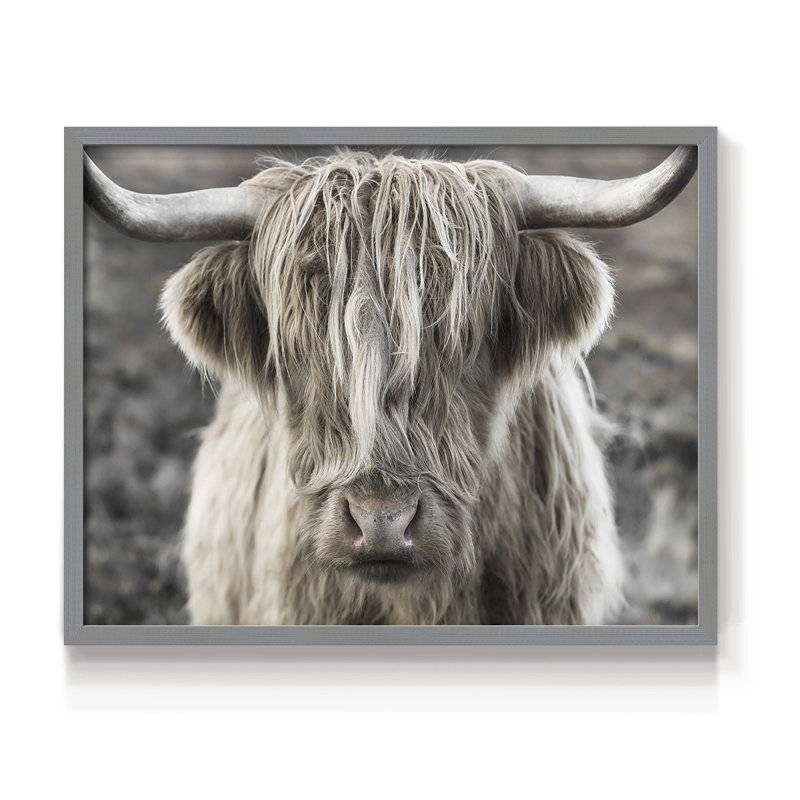 Highland Skye - impression encadrée - réversible, Gris, H 11 po x l 14 po