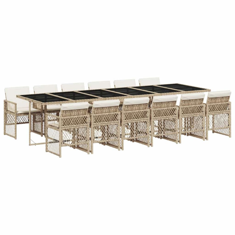 Patio Dining Set Table,, 73 cm H x 330 cm W x 106 cm D