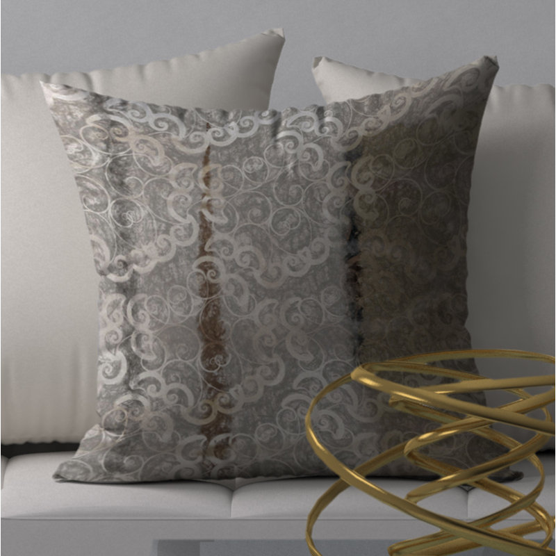 Reversible Throw Pillow, 24" x 24"