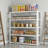 Heavy-Duty 5-Tier Wire Shelving Unit - 3000 LBS Total Capacity With Adjustable Heights & Reinforced Construction For Garage, Warehouse & Industrial Storage-1117931808-1117931811