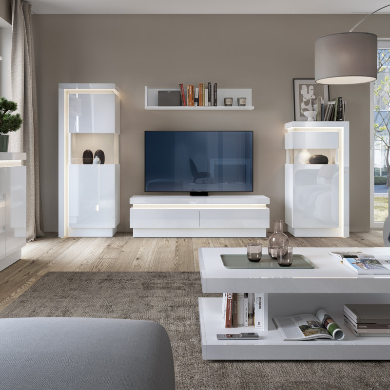 Sirugo Unfinished TV Stand for TVs up to 65"