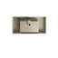 Lavabo de salle de bain en résine 36 po - Lavabo supérieur élégant et durable