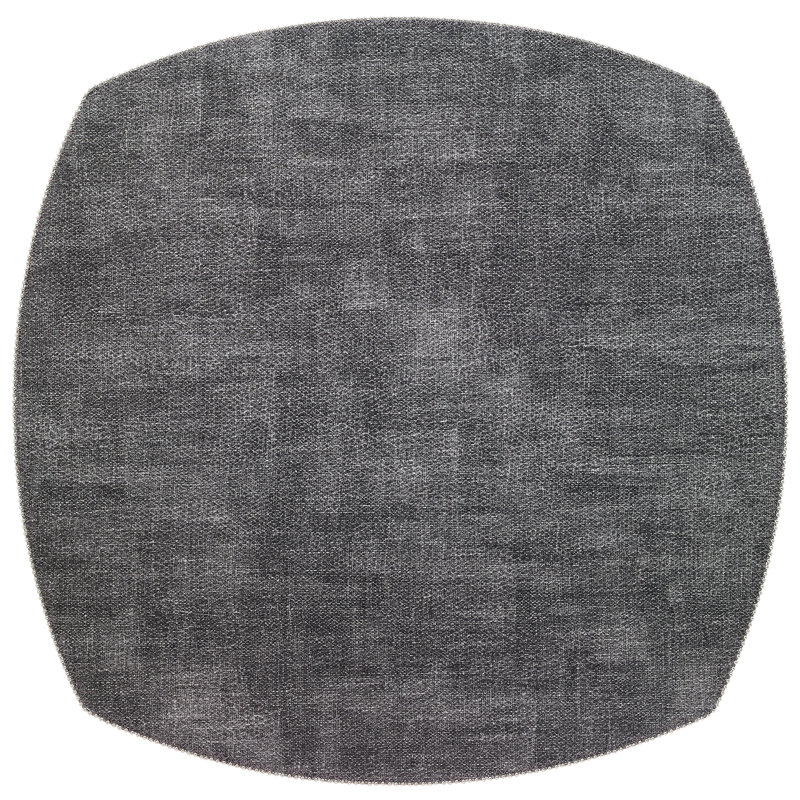 Allure Placemat with Beaded Edge, Smoke