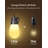 Outdoor String Lights, 48ft Smart Outdoor String Lights with 15 Dimmable Warm White LED Bulbs