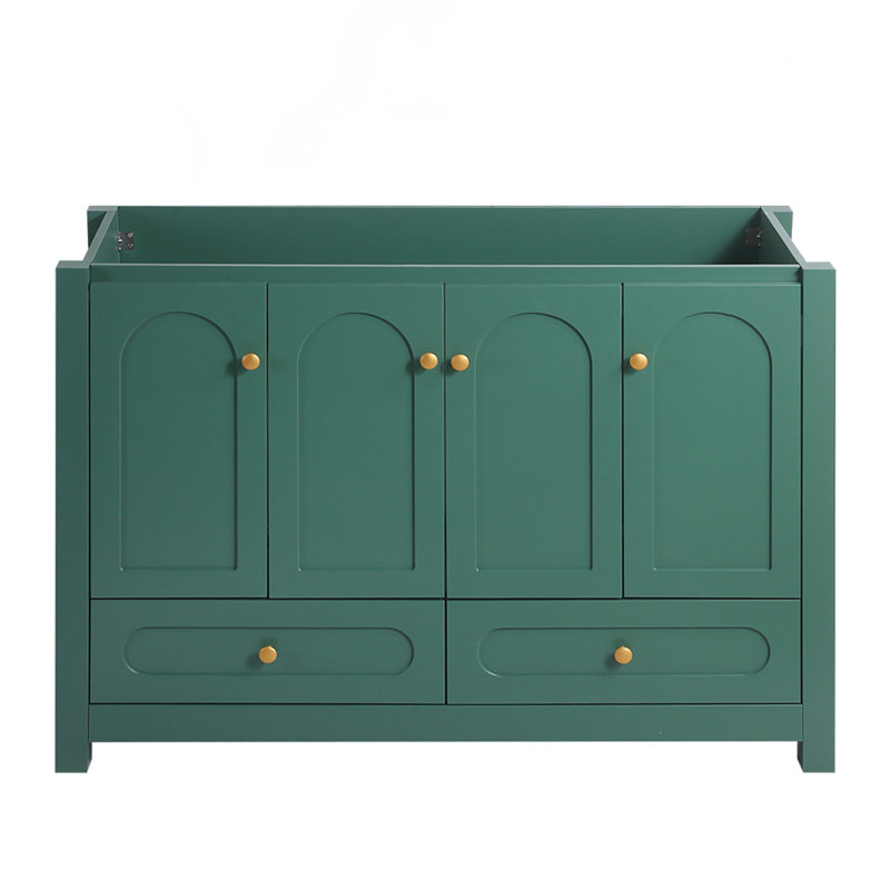 Meuble-lavabo blanc 8 po sans lavabo, Vert