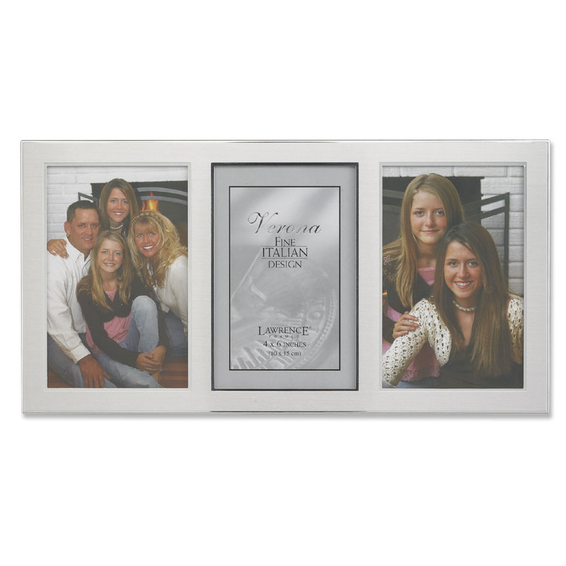 Londonshire Silver Metal Matte Picture Frame, 4" x 6"