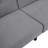 Folding Ottoman Sofa Bed With Stereo (Gray)