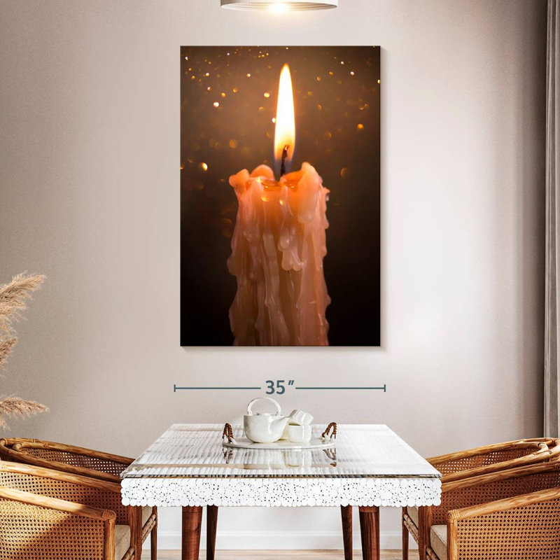 Adella Bright Candle, 51" H x 34" W