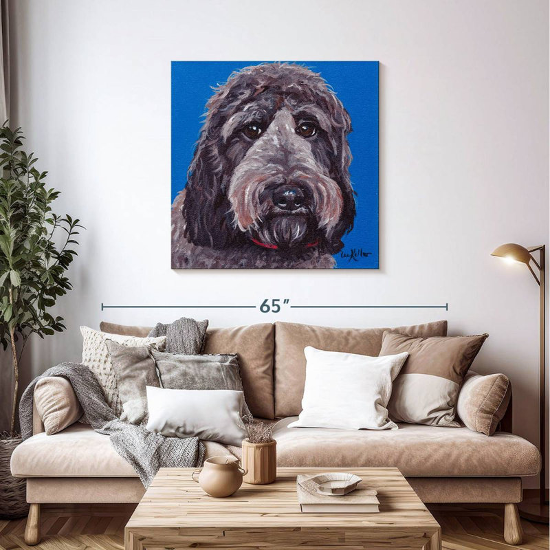 Crowle Labradoodle, 39" H x 39" W