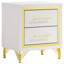 Table de chevet 2 tiroirs