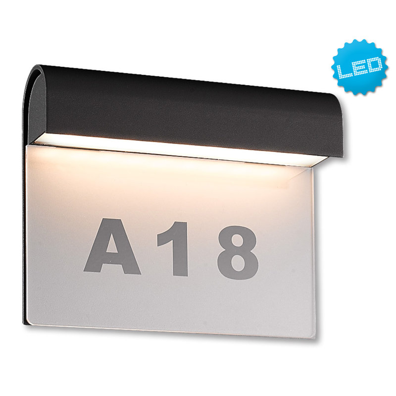 Matte Black Integrated LED Outdoor Bulkhead Light