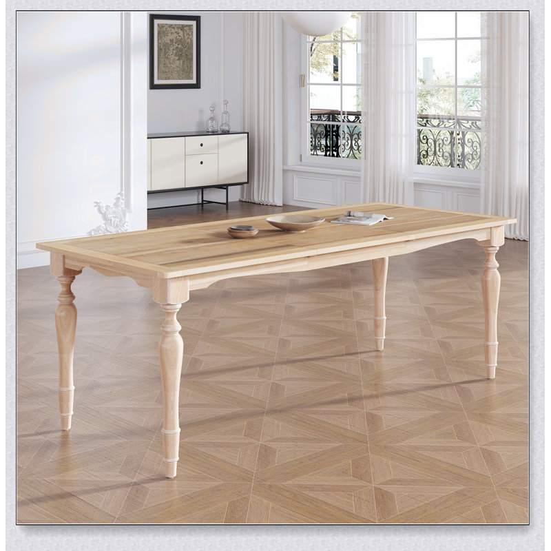 1 Piece Rectangular Dining Table without Chair