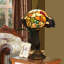 Lampe de table de chevet Tiffany E26 de 12 pouces en vitrail raisin pour chambre à coucher rétro lampe de designer rétro Art déco