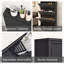 Armoire à chaussures murale en métal avec tiroirs rabattables et conception peu encombrante-384249870