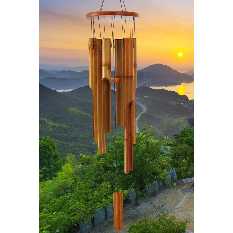 Carillon extérieur en bois