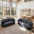 2-piece Boucle Upholstered Living Room Set With Loveseat And Sofa