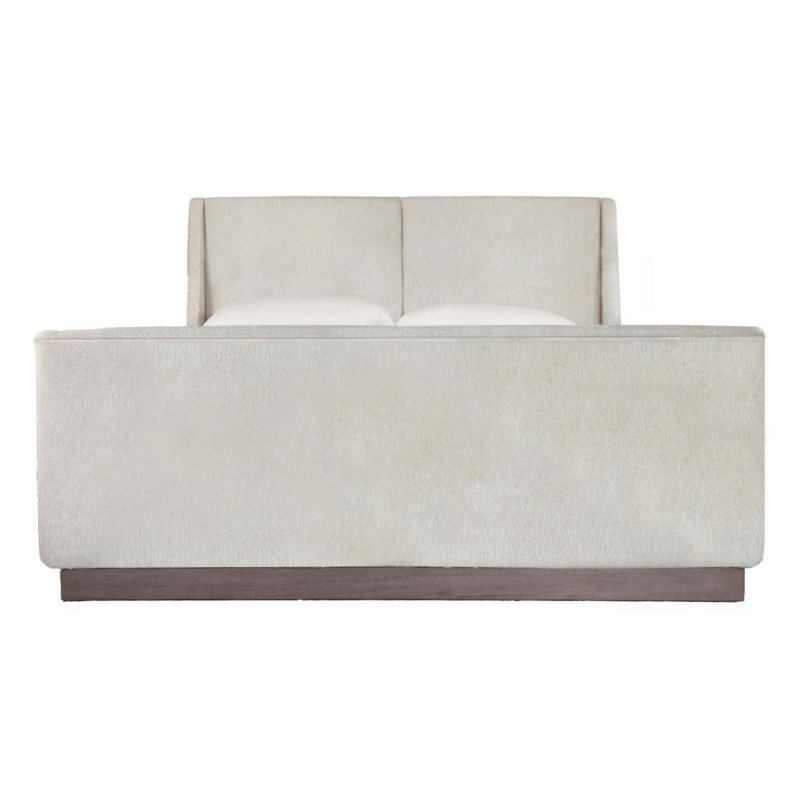 Charlie Upholstered Bed, Tan, Queen