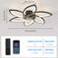 Crisbel 6-Light 75cm Ceiling Fan with LED Light