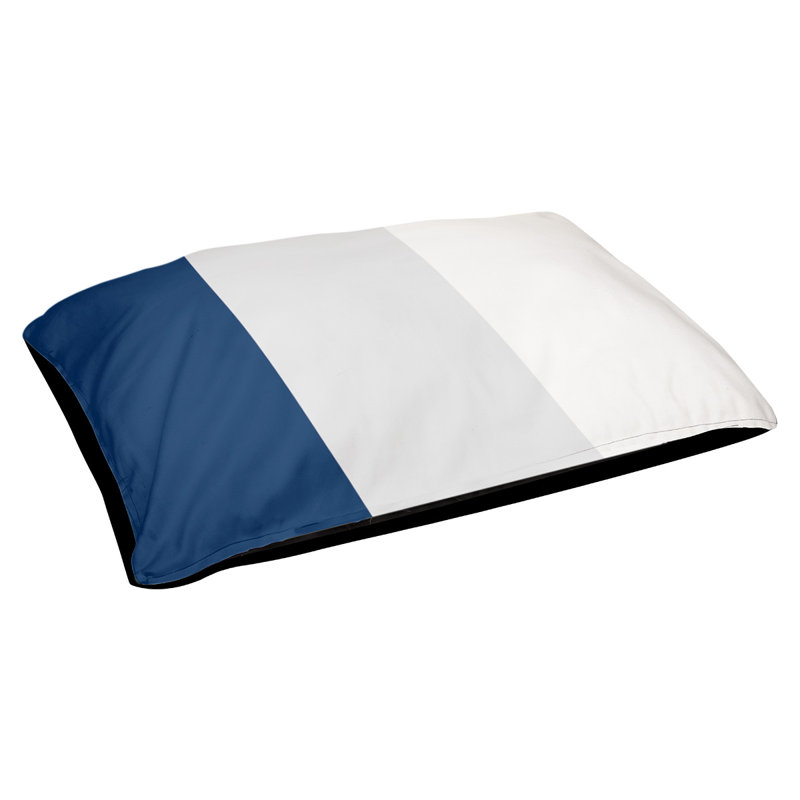Oreiller Houston Houston, Moyen (L 30 po x l 40 po), Marine / Gris / Blanc