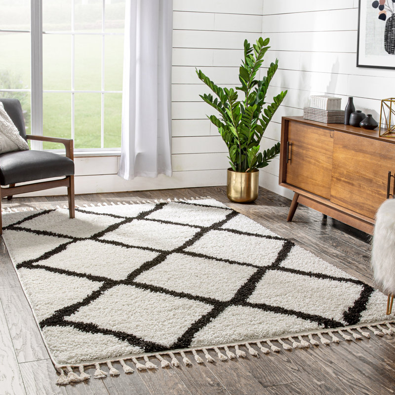 Cabana Moroccan Shag Area Rug, Rectangle 120 x 160cm