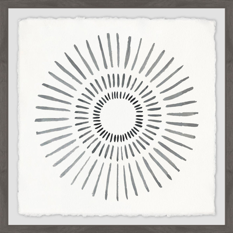 'Sundial' Framed Print, 12" H x 12" W x 1.5" D