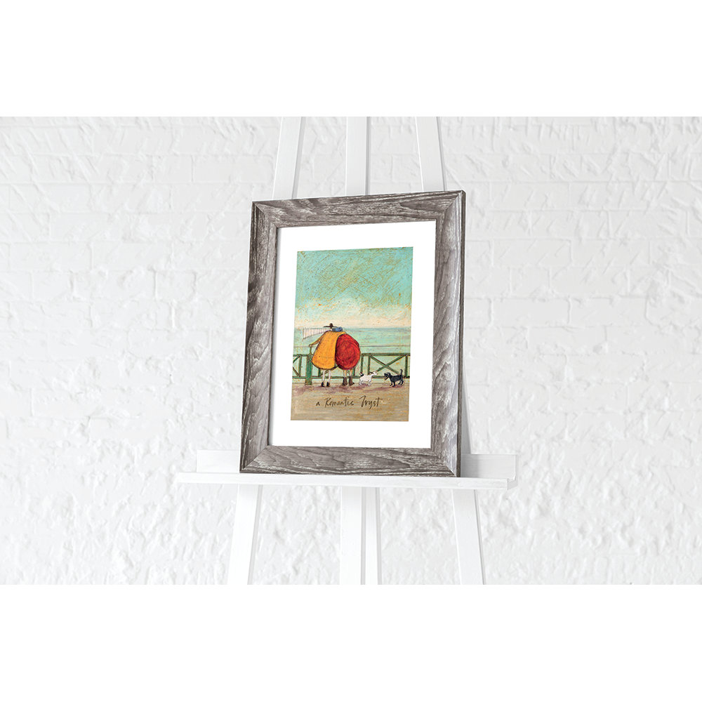 'A Romantic Tryst' Framed Graphic Art Print