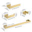 Ensemble de 4 accessoires de quincaillerie de salle de bain-106633248