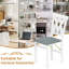 Chaises de cuisine pliantes avec structure rembourrée en bois d'hévéa et cuir PVC-1060256117-1060256115-1060256104