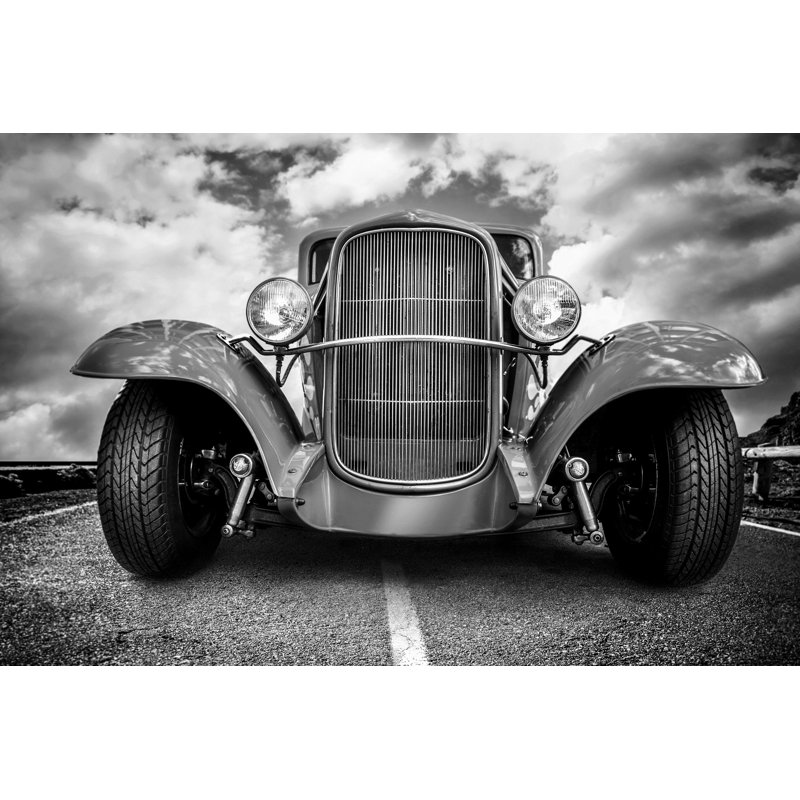 Vintage Hot Rod by Deepblue4you - Wrapped Canvas Print, 20cm H x 30cm W x 3.8cm D