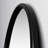 Solid Wood Oval Wall Mirror