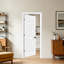 Porte intérieure en bois 6 panneaux Prehung-130666578-130666580