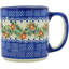 Elegant Garland Stoneware Coffee Mug