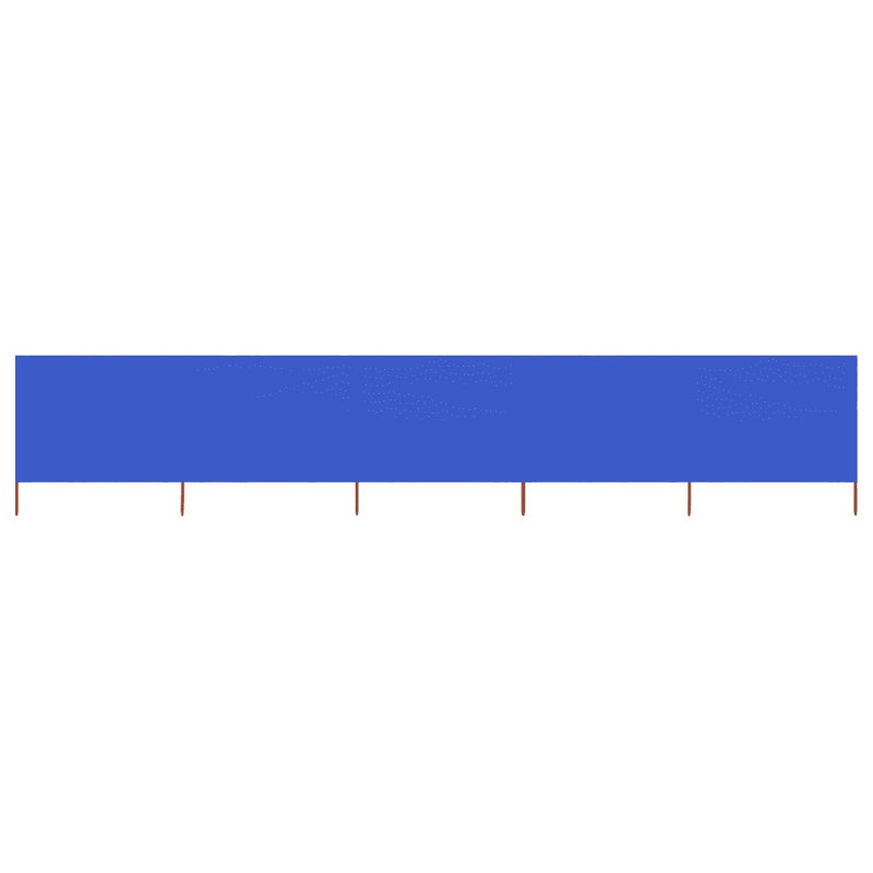 Braud Wood Folding Room Divider, 110cm H x 1200cm W, Blue