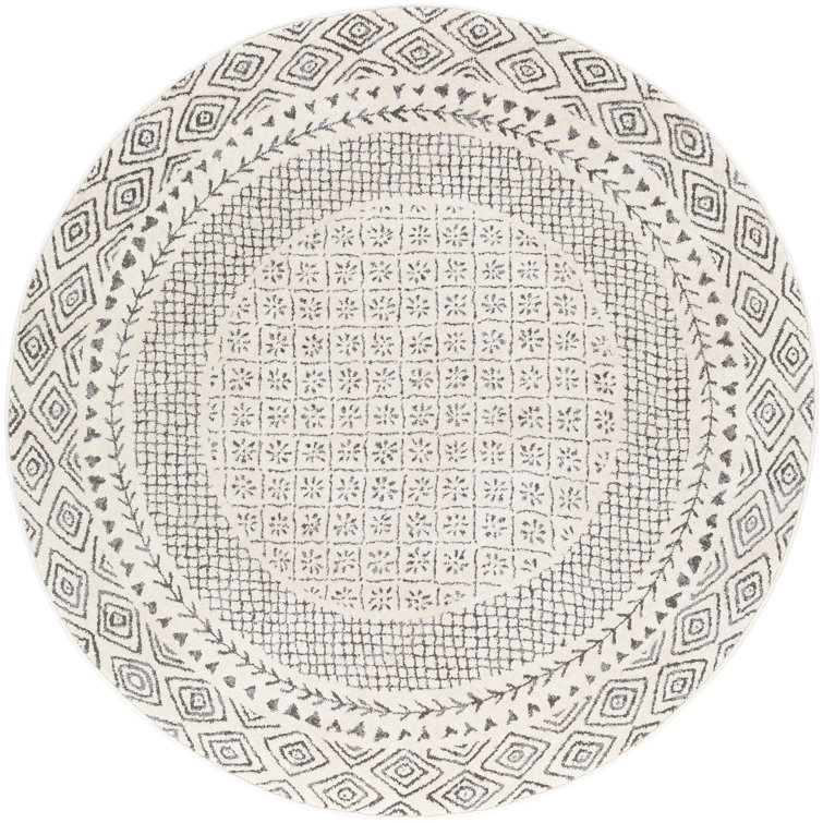 Calvo Light Beige/Charcoal Area Rug