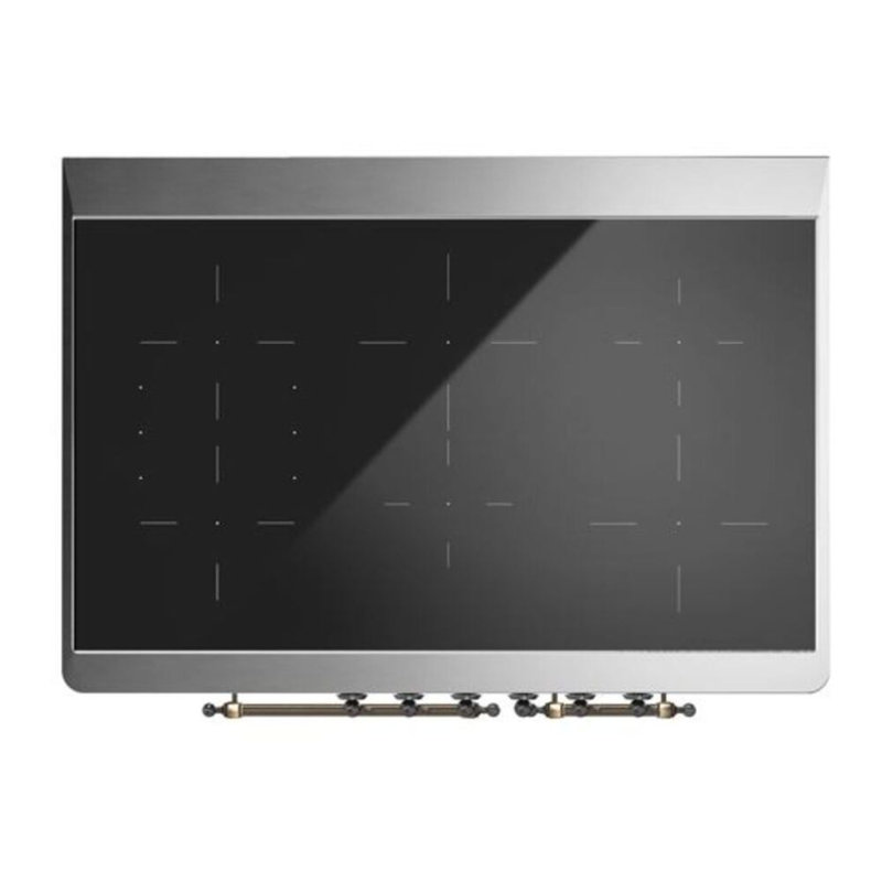 Majestic II 40" Freestanding Induction Range, Blue Gray/Bronze