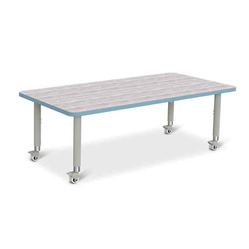 Tables d'activités Berries, Bleu côtier, L 30 po x l 60 po