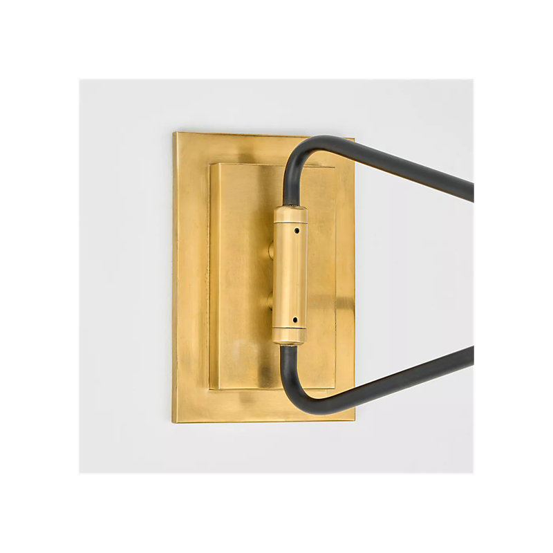 AERIN Keil Swing Arm Wall Light, Black