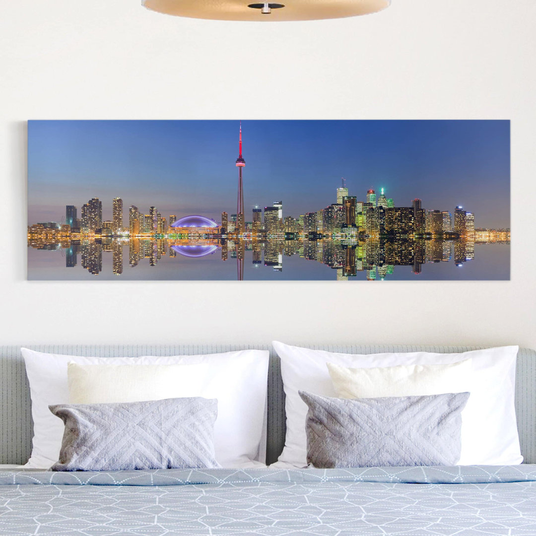 Leinwandbild Toronto City Skyline, Ontariosee