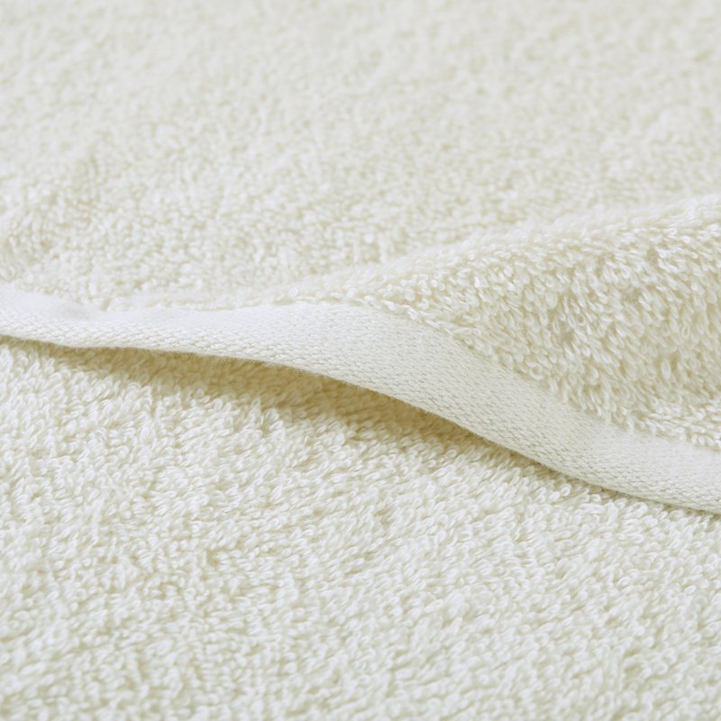 Ivory Cotton 6-Piece Bath Towel and Washcloth Set