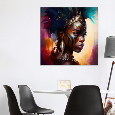 Femme de guerre puissante d'Afrique IV