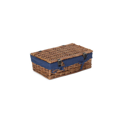 15" Packaging Hamper With Navy Blue Lining