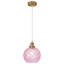  Luminaire suspendu simple en forme de globe rustique à 1 lumière de 8 po de large avec abat-jour en verre Joulane, éclairage de cuisine de ferme avec douille E26-2116497219
