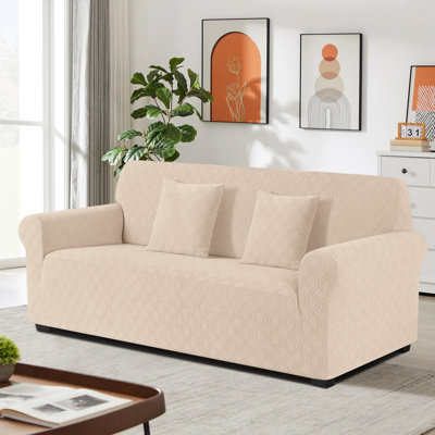 Housse De Coussin KARTY Naturel Jaune Doré